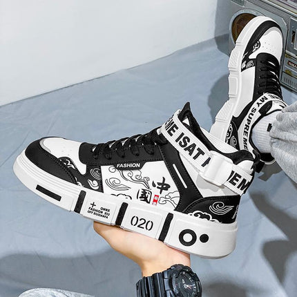 Mens High Top Sports Running Shoes