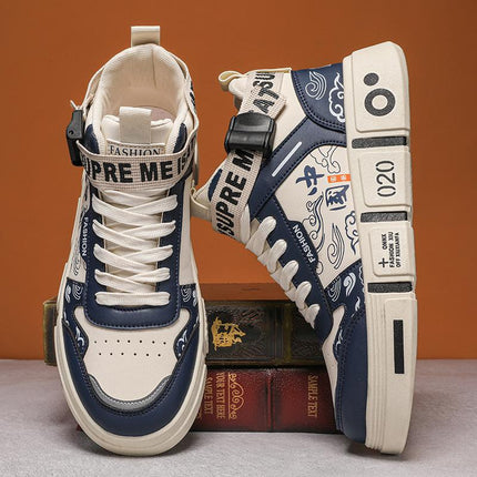 Mens High Top Sports Running Shoes