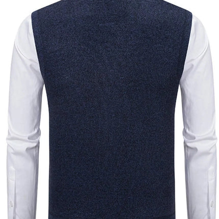 Men's Elegant Button-Down Sweater Vest