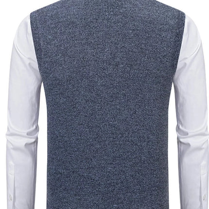 Men's Elegant Button-Down Sweater Vest