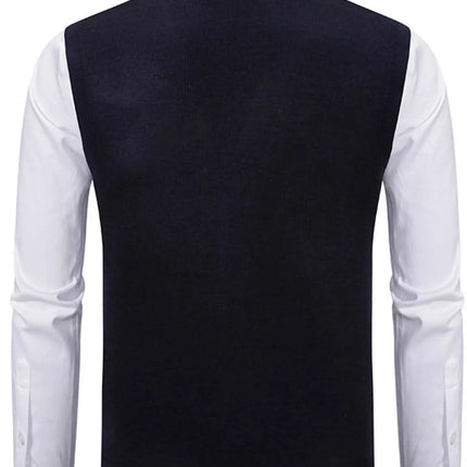 Men's Elegant Button-Down Sweater Vest