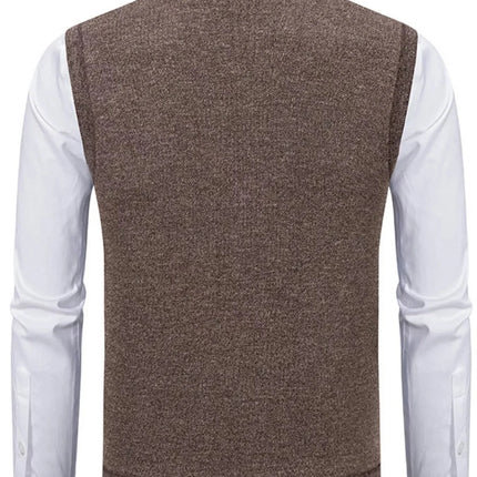 Men's Elegant Button-Down Sweater Vest