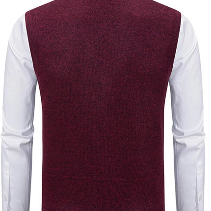 Men's Classic Argyle Pattern Knitted Sweater Vest