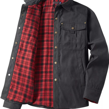 Men's Snap Down Long Sleeve Jacket
