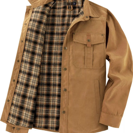 Men's Snap Down Long Sleeve Jacket