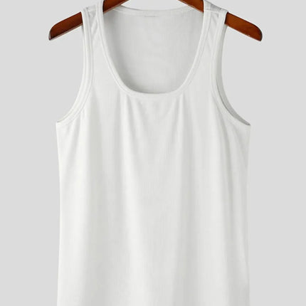 Men's Square Neck Wide Strap Tank