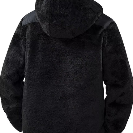 Men's Zip Up Fleece Hooded Jacket