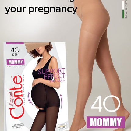 Conte Mommy 40 Den - Classic Dense Maternity Women's Tights (20С-103СП)