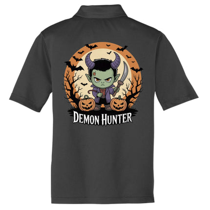 Demon Slayer Halloween Polo by Vellmara