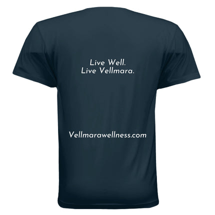 Live Well moisture wicking performance T-shirt by Vellmara