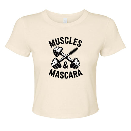 Muscles & Mascara Ladies Ribbed Baby Tee