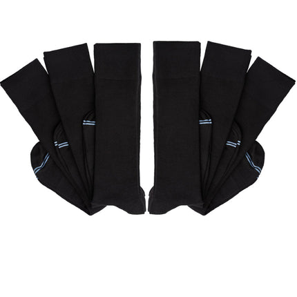 Nyx 6-Pack - Black Dress Socks