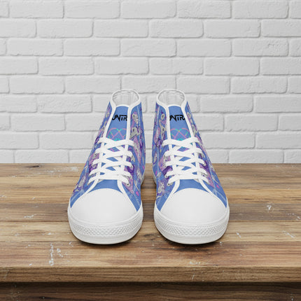 K-Pop Demon Hunters - Blue Variant | Adult High Top Canvas Sneaker