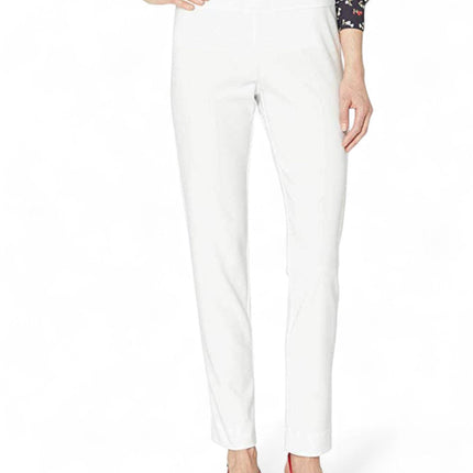 Krazy Larry P21 Microfiber Straight Leg Pant - White