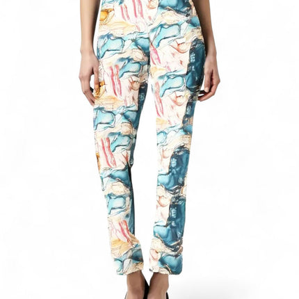 Krazy Larry P507 Pull on Pant - Aqua Splash