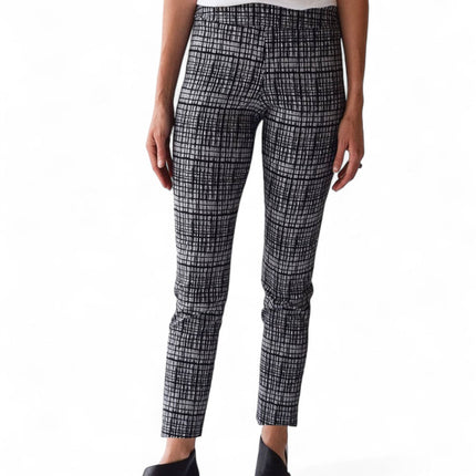 Krazy Larry P507 Pull on Pant - Black Bars