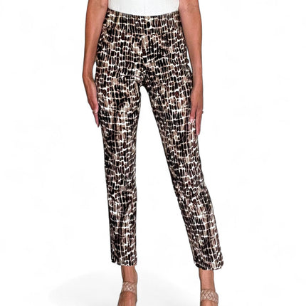 Krazy Larry P507 Pull on Pant - Brown Reptile