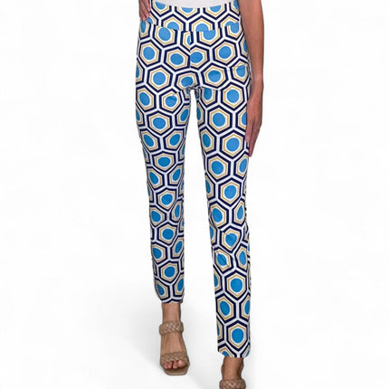 Krazy Larry P507 Pull on Pant - Hexagon