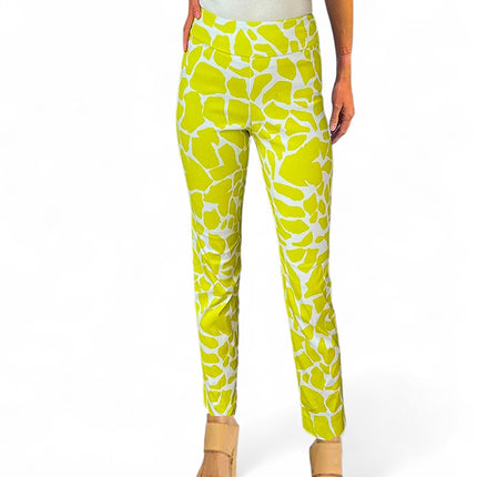 Krazy Larry P507 Pull on Pant - Lime Rocks