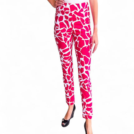Krazy Larry P507 Pull on Pant - Pink Rocks