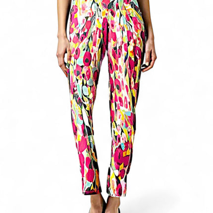 Krazy Larry P507 Pull on Pant - Pink Watercolor