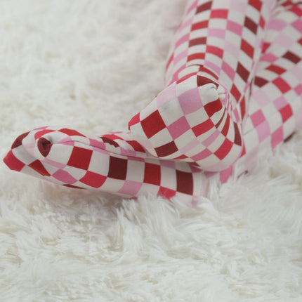 Checkered Bamboo Romper