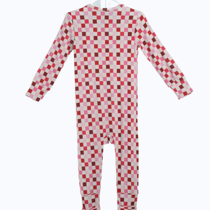 Checkered Bamboo Romper