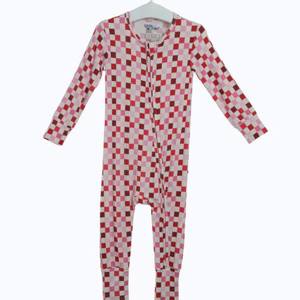 Checkered Bamboo Romper