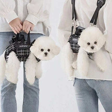 Trendy Plaid Pet Harness and Leash Set