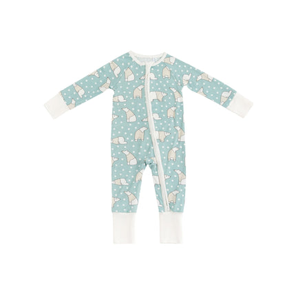 Polar Bears (Convertible Zip Footies)