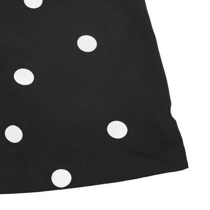 Polka Dot Strapless Wide Leg Jumpsuit