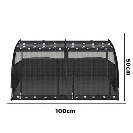 Portable Breathable Car Pet Cage