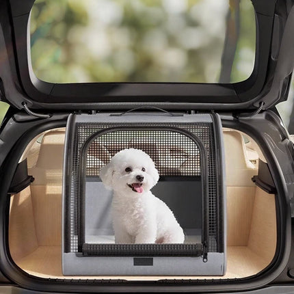 Portable Breathable Car Pet Cage