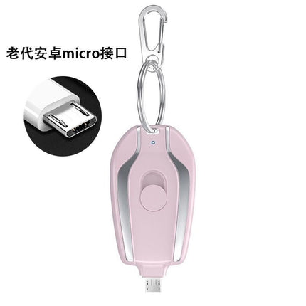 Portable Cute Mini Rechargeable Power Bank With Plug