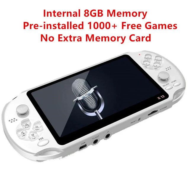 Portable Handheld Game Console With 1000 Free Games