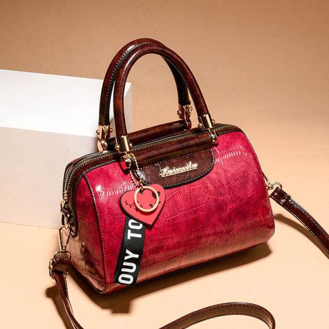 Ciing Luxury Design Pillow Handbag Fashion Quality Leather Women's Handbags Crocodile Pattern Totes Shoulder Messenger Bag