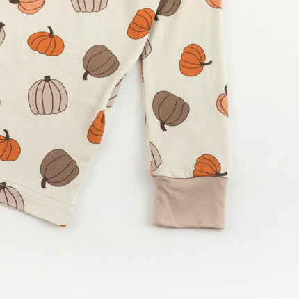 Pumpkins Beige (Long Sleeve PJ)