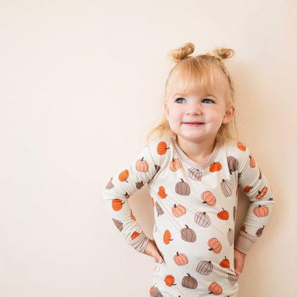 Pumpkins Beige (Long Sleeve PJ)