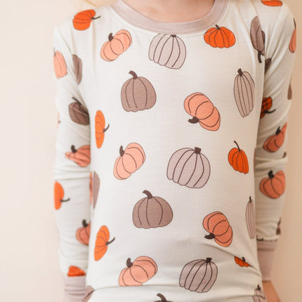 Pumpkins Beige (Long Sleeve PJ)