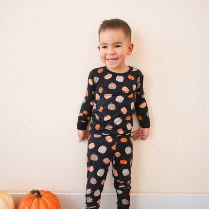 Pumpkins Black (Long Sleeve PJ)