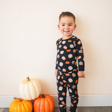 Pumpkins Black (Long Sleeve PJ)