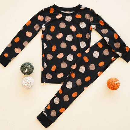 Pumpkins Black (Long Sleeve PJ)