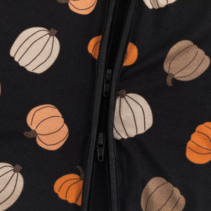 Pumpkins Black (Convertible Zip Footies)