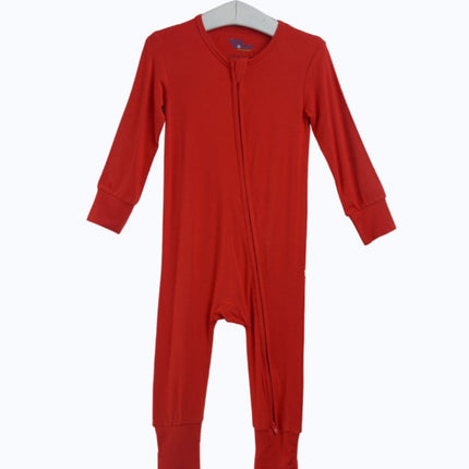 Red Bamboo Romper