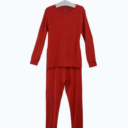 Red Bamboo Pajama Set