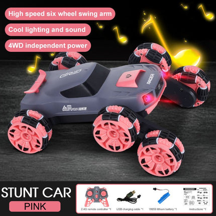 Remote Control Six-Wheel Swing Arm Stunt Car