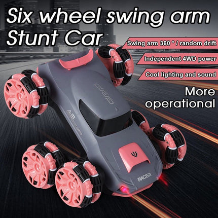 Remote Control Six-Wheel Swing Arm Stunt Car