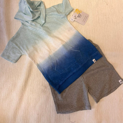 Burt's Bees Double Dip Dye Hooded Short Set