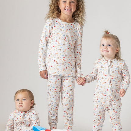 Rocketship Bamboo Kids Pajamas