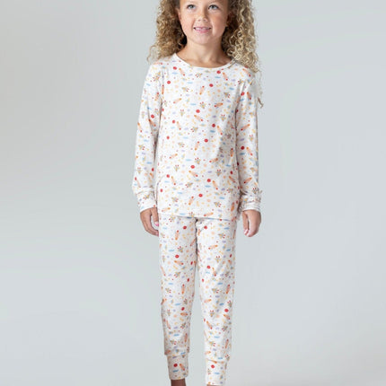 Rocketship Bamboo Kids Pajamas
